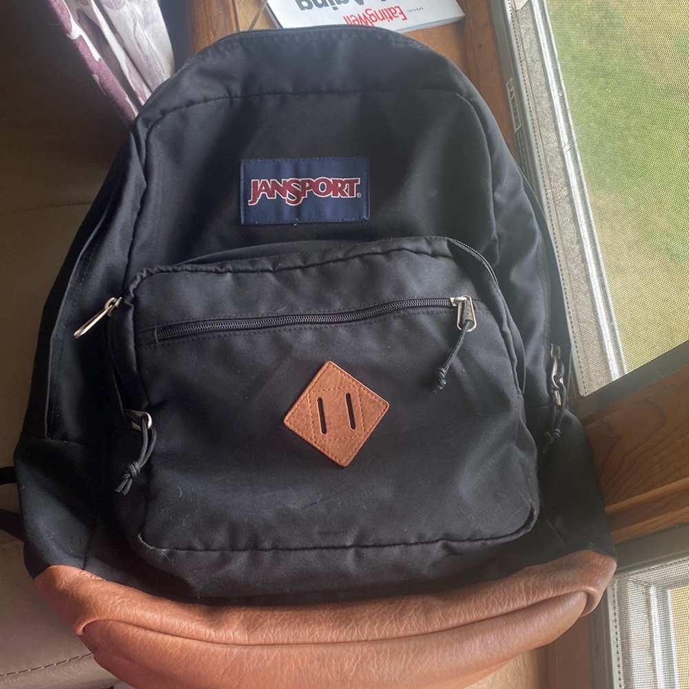 Black Jansport backpack